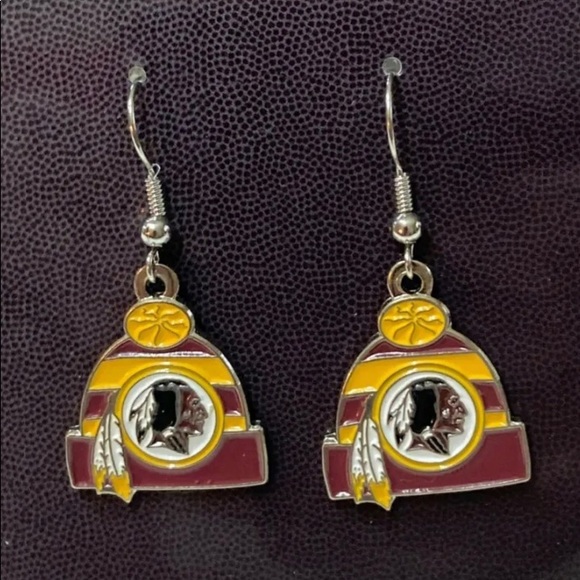 Redskins earrings- get both pair! - Picture 2 of 2